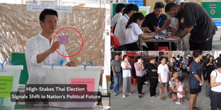 ‘I believe in the people’s voice’ – Thai opposition leader Ruengpanyawut casts ballot in high-stakes general election