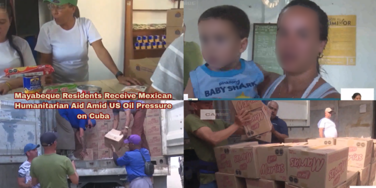 ‘Thank you for the donation you made to children’ – Mayabeque residents receive humanitarian aid from Mexico amid US oil pressure on Cuba