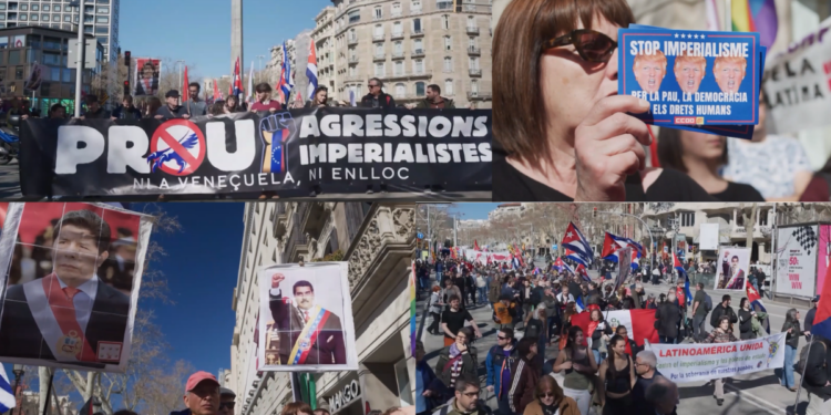 ‘You are not alone!’ – Hundreds march in Barcelona in support of Venezuela, Cuba amid US oil blockade, Maduro capture