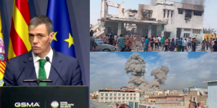 ‘Unjustified, dangerous military intervention’ – Sanchez denounces US-Israel strikes on Iran, calls for de-escalation
