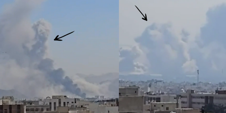 US-Iran tensions – Huge smoke plumes rise over Tehran as conflict continues in Middle East
