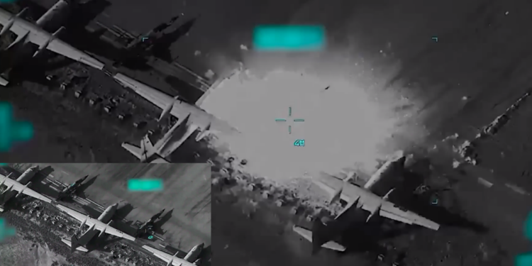 Strike force – US footage of Iran attacks as onslaught continues