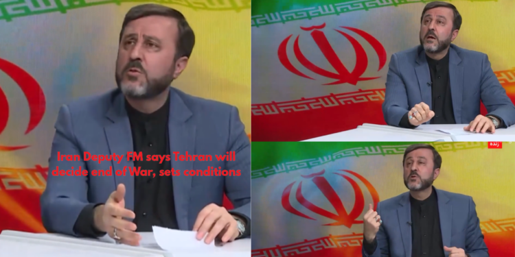 ‘We will determine end of war’ – Iran’s deputy FM outlines conditions to halt conflict, reiterates Tehran ‘holds the upper hand’