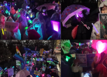 Tokyo anti-war protest hits out at PM Takaichi over close US ties