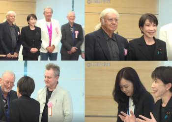 PM Takaichi gushes over Deep Purple, gifts fellow drummer Japanese-made sticks