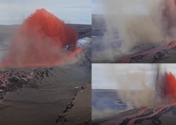 Kilauea sends 800-foot lava column, huge smoke plumes into Hawaii’s skies