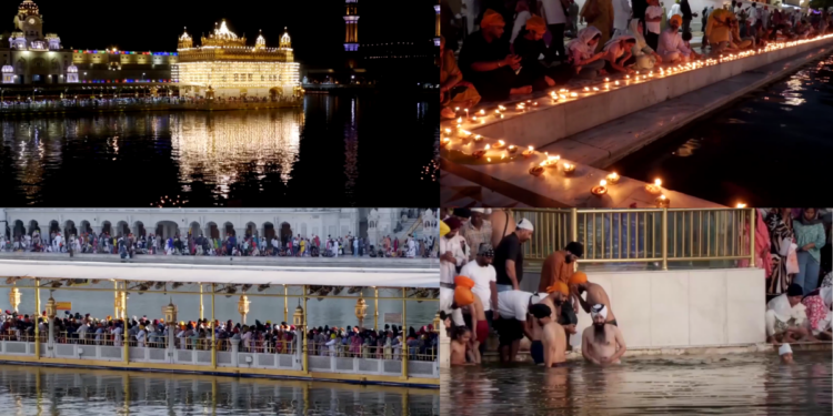 Sikh pilgrims gather at Golden Temple marking the start of Baisakhi festival