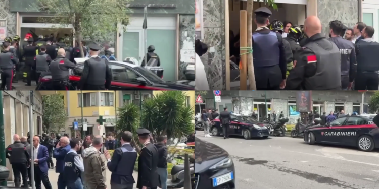 The Italian job – 25 hostages freed as SWAT storm Naples bank after robbers ESCAPE through underground tunnel