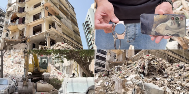 Holding on to hope – Brother returns to Beirut strike site every day in search of his missing sister after Israeli attack