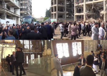 Diplomats inspect damage to civilian, historic sites in Tehran after strikes on Iran