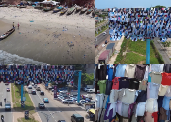 Western shame on show! – Huge billboards with second-hand clothes highlight textile ‘dumping ground’