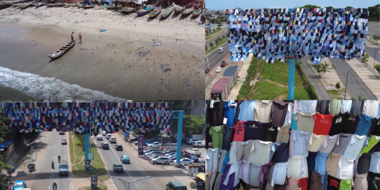 Western shame on show! – Huge billboards with second-hand clothes highlight textile ‘dumping ground’