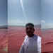 Crimson surf – Omani beach turns red after mass wash-up of dead shrimp