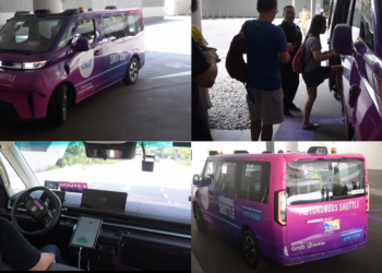 Taking a back seat! – Driverless shuttles hit Punggol streets as Singapore rolls out first-ever autonomous transport