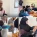 Young volunteer with Down syndrome helps feed displaced families in Beirut