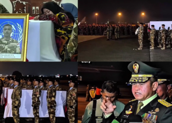 Indonesian Pres leads handover ceremony for remains of three Indonesian peacekeepers killed in Lebanon