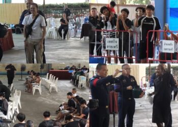 Thai men await military fate as high-stakes conscription lottery takes place in Bangkok