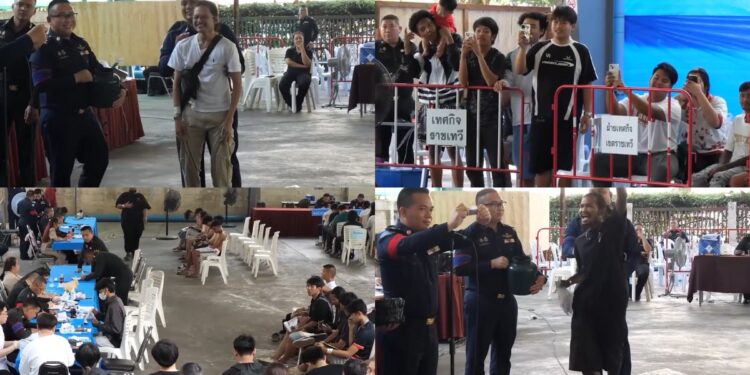 Thai men await military fate as high-stakes conscription lottery takes place in Bangkok