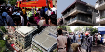New Delhi blaze kills at least nine after AC unit blast in residential building