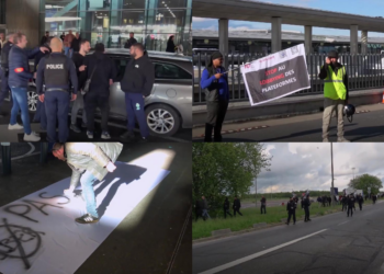 Driven to the brink! – Rideshare drivers storm Paris airport in protest against app fees and rising fuel prices