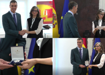 Cross of recognition – Pres Sanchez awards UN Palestine rapporteur Albanese in Madrid