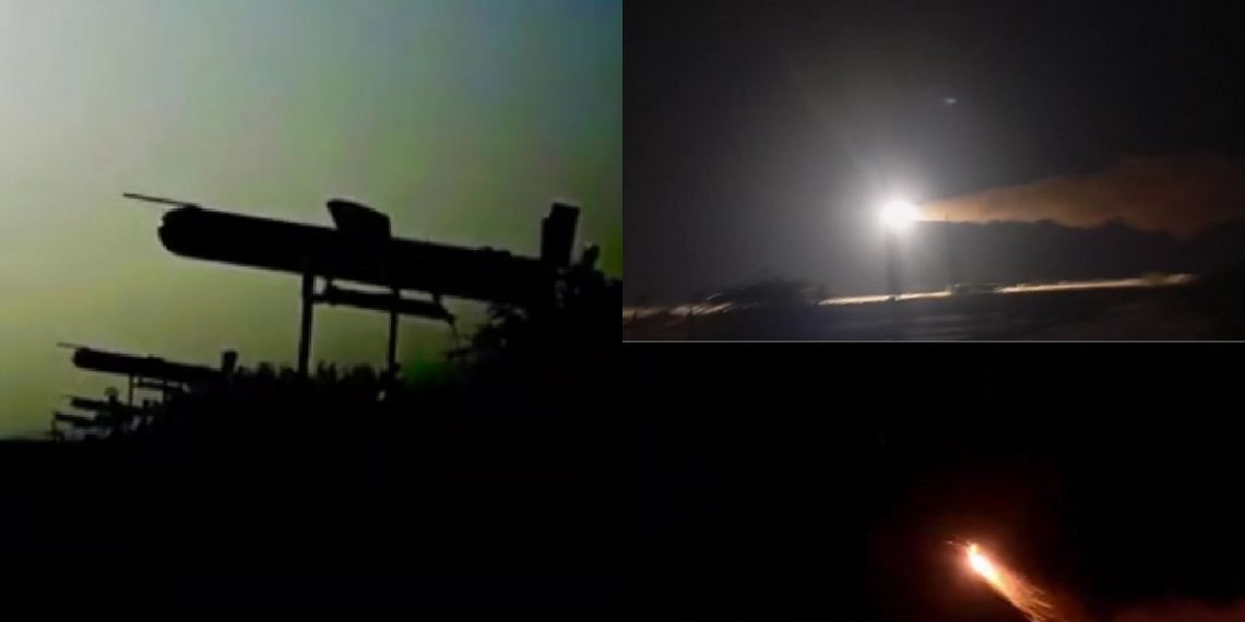 Iran strikes! – IRGC releases footage of missiles being fired at ‘US naval vessels in Hormuz’