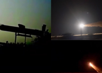Iran strikes! – IRGC releases footage of missiles being fired at ‘US naval vessels in Hormuz’