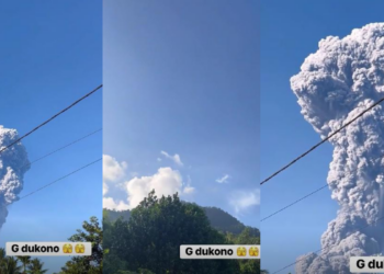 Ash avalanche – Plumes of smoke rise over Halmahera as Mount Dukono eruption kills three