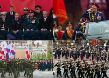 Boots of victory! – Russian troops march across Red Square as Moscow marks V-Day