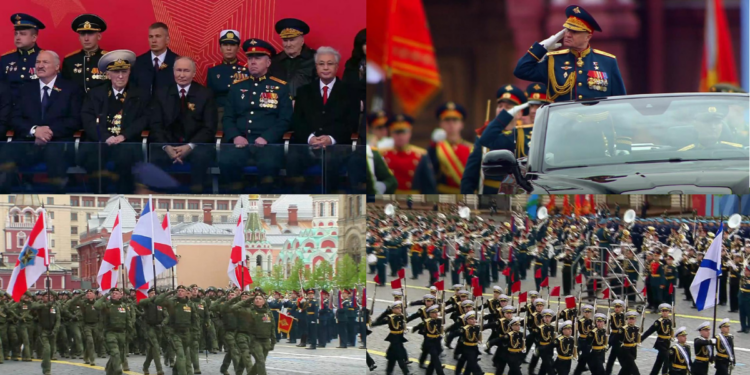 Boots of victory! – Russian troops march across Red Square as Moscow marks V-Day