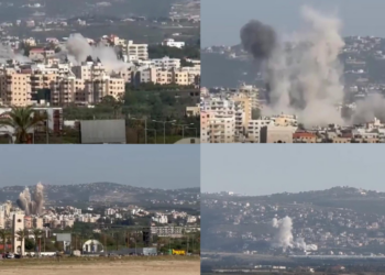 Two civil defence personnel reportedly killed by Israeli airstrike on Lebanon’s Nabatieh