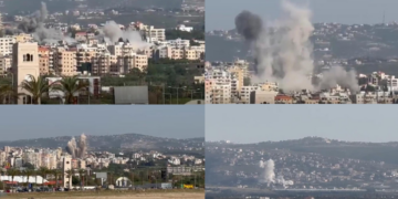 Two civil defence personnel reportedly killed by Israeli airstrike on Lebanon’s Nabatieh