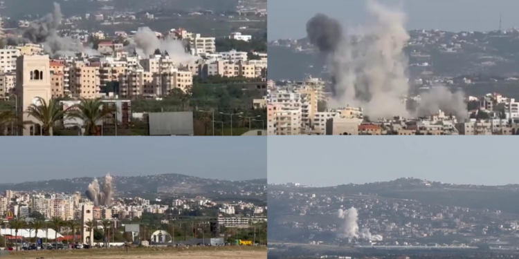 Two civil defence personnel reportedly killed by Israeli airstrike on Lebanon’s Nabatieh