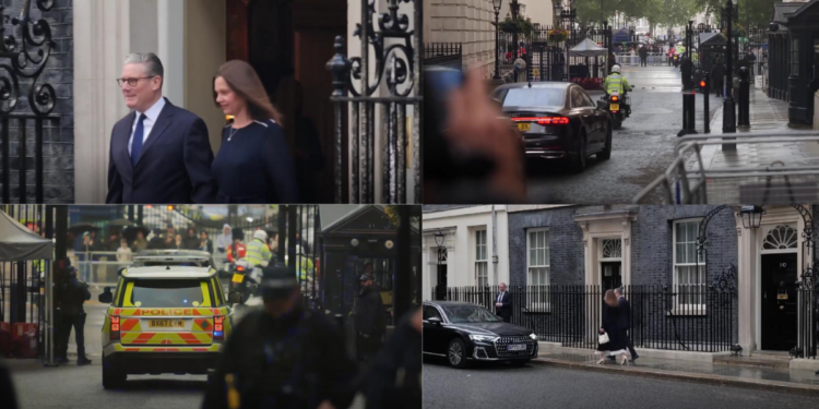 Starmer departs Downing Street for King’s Speech amid mounting pressure to quit