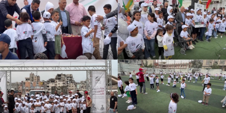 Gaza’s orphaned children run marathon on Nakba anniversary
