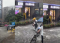 Good samaritans rescue child nearly swept away by flash floods in Guangzhou