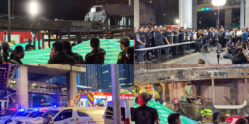 At least eight dead, dozens injured as train collided with a bus in Bangkok