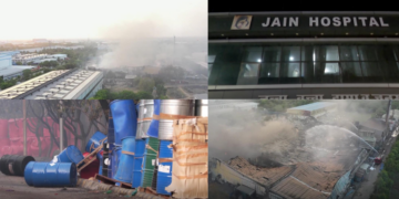 Explosion at a chemical plant in Hayana, India, injures six, causes ‘toxic’ smoke covering the industrial area
