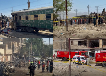 At least 24 dead, dozens injured after massive explosion derails cargo train in southwestern Pakistan