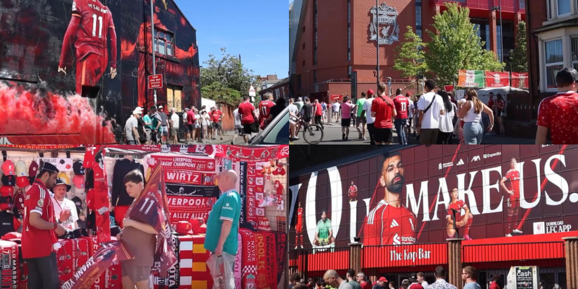 United Kingdom Liverpool Fans Bid Emotional Farewell To Mohamed Salah During Final Anfield Match