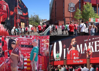 United Kingdom Liverpool Fans Bid Emotional Farewell To Mohamed Salah During Final Anfield Match