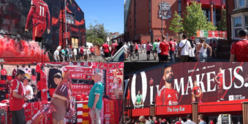 United Kingdom Liverpool Fans Bid Emotional Farewell To Mohamed Salah During Final Anfield Match