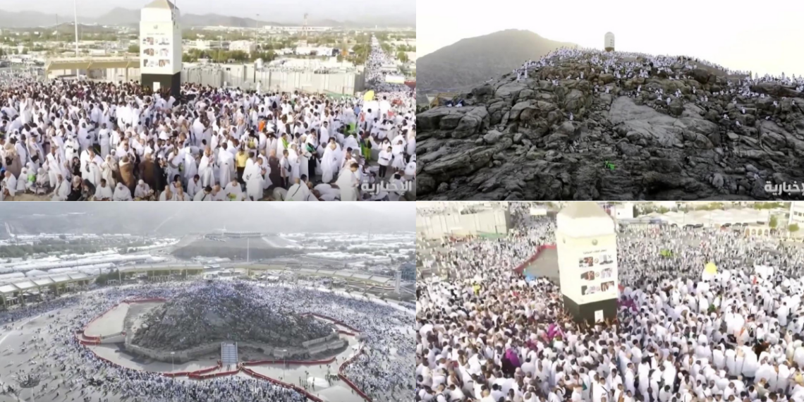 Saudi Arabia Sees Massive Hajj Crowds Gathering At Mount Arafat For Prayers