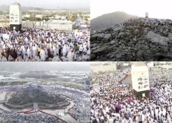 Saudi Arabia Sees Massive Hajj Crowds Gathering At Mount Arafat For Prayers