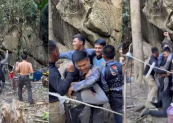 Rescue team locates five villagers trapped while gold hunting in Lao cave as operation enters critical phase
