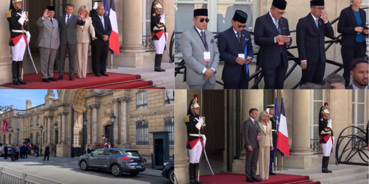 Macron receives Indonesia’s Prabowo Subianto at Elysee Palace
