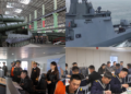 Kim, daughter eat with crew on final inspection of latest destroyer Choe Hyon *STILLS*