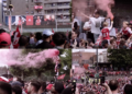 Tens of thousands of Arsenal fans celebrate Premier League glory despite CL heartbreak