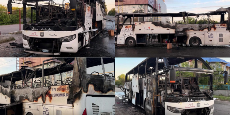 Russia Bus Travelling to Crimea Hit by Alleged Ukrainian Drone, Seven Dead
