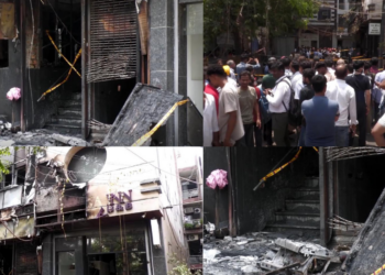 At least 21 dead as blaze consumes two Delhi hotels amid illegal, unsafe operations